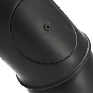 RR schwarz Ø150mm Multibogen mit Tür - 4teilig