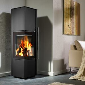 Novaline Canto AMS Kaminofen Stahlfront