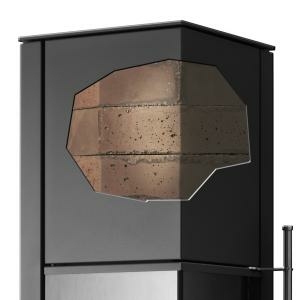 Novaline Canto AMS Kaminofen Stahlfront