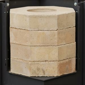 Novaline Canto AMS Kaminofen Stahlfront