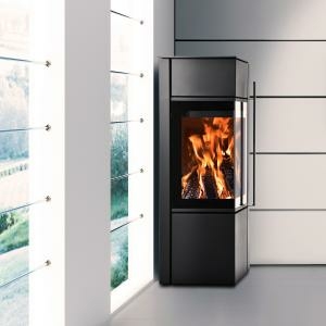 Novaline Canto XS Kaminofen Schwarz