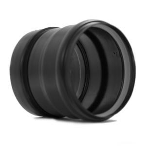 RR Pellets schwarz Ø80 Ofenanschlussstück 2x...