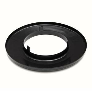 RR Pellets schwarz Ø80 Wandrosette