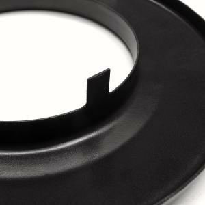RR Pellets schwarz Ø80 Wandrosette