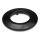 RR Pellets schwarz Ø80 Wandrosette