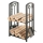 HOLZKORB UND KAMINBESTECK
