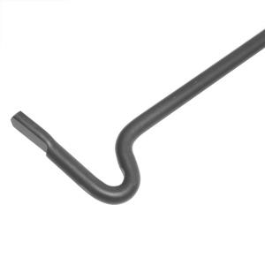 Raik Kaminbesteck 3-teilig GUSTAV, anthrazit mit Holzgriffen