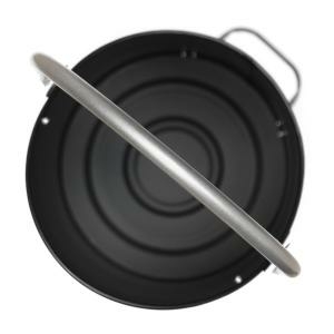 Raik Kohlekorb HAGEN, schwarz, mit silberfarbenen Griffen