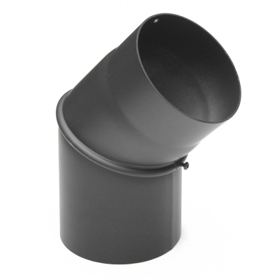 RR gussgrau Ø150mm Bogen 0-45° ohne Tür