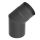 RR gussgrau Ø150mm Bogen 45° ohne Tür