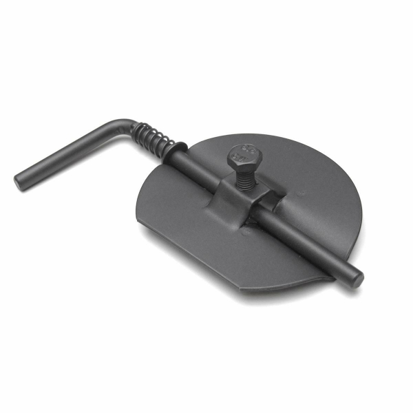 RR gussgrau Ø150mm Drosselklappe