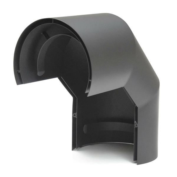 Thermoschild gussgrau doppelt für 3teiligen Bogen 90° Ø150mm