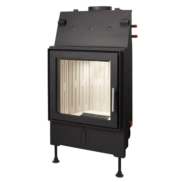 Schmitzker No4, Wasserführender Kamineinsatz, 10kW Stahlrahmen