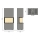 Osorno L Topstone Quarzit marrone alba natura, rechts - NEU