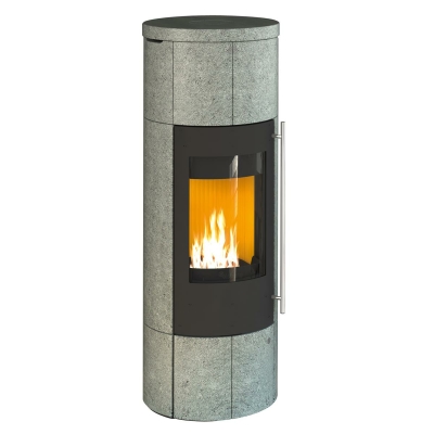 Pacaya Compact AH Sockelhöhe 330 mm, mit Warmhaltemodul 330 mm, Naturstein Serpentin