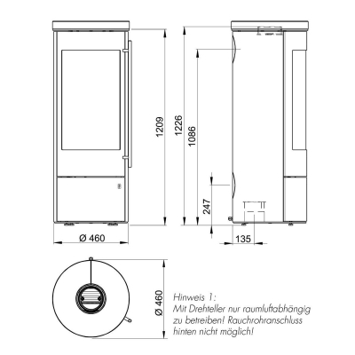 Palena Compact Stahl schwarz