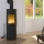 Pular Plus Compact 5kW Stahl schwarz Dekorrahmen schwarz lackiert