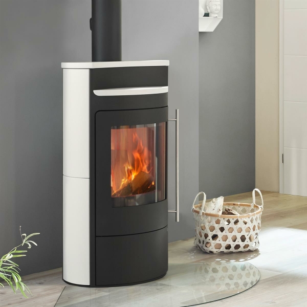 Tecapa II Compact Stahltür/Keramik Schneeweiß