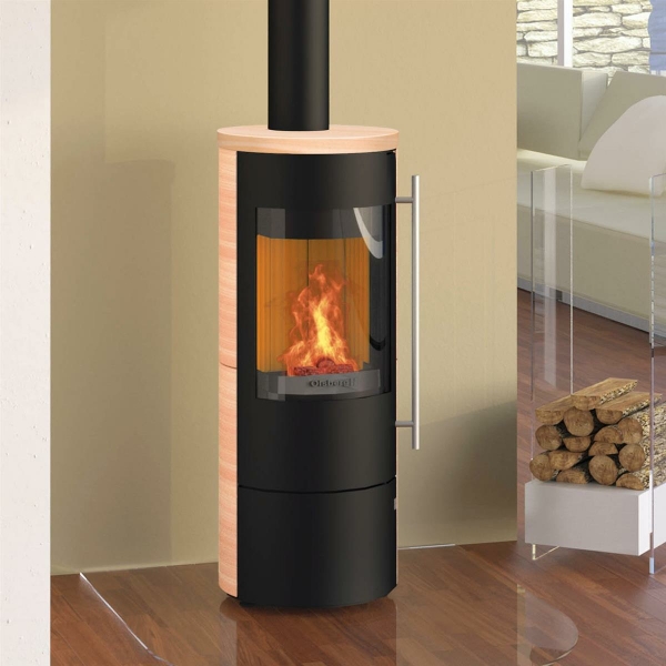 Tipas Compact II Stahl schwarz/ Keramikverkleidung caffee coretto
