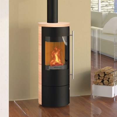 Tipas Compact II Stahl schwarz/ Keramikverkleidung caffee...
