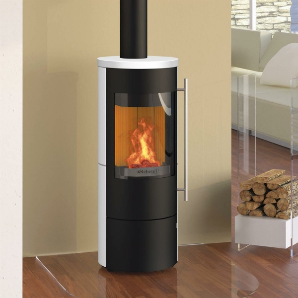 Tipas Compact II Stahl schwarz/ Keramikverkleidung schneeweiß