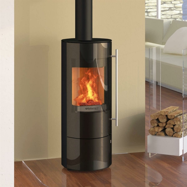 Tipas Compact III Stahl schwarz, Glasfront