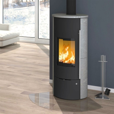 Tolima Aqua II Compact Stahl schwarz/ Naturstein