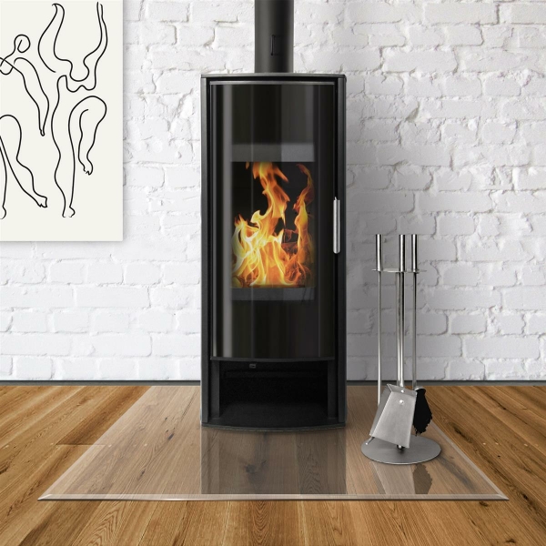 Glasbodenplatte Quadrat inkl. Facette         1100 x 1100 mm
