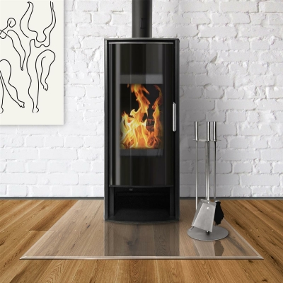 Glasbodenplatte Quadrat inkl. Facette         1100 x 1100 mm