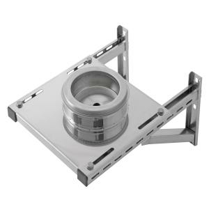 DW Ø131 MSDC-D Basisplatte zur Wandkonsole  für WA bis 500 mm
