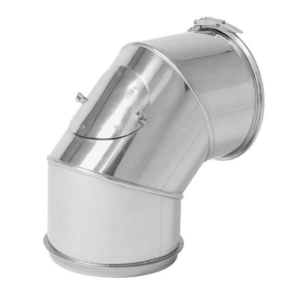 DW Ø200 BO9K Bogen 90° mit Revisionsöffnung