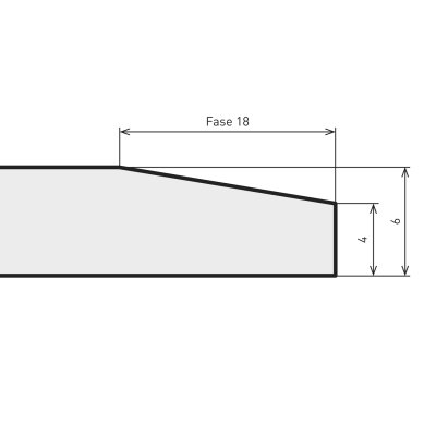 Glasbodenplatte Diamant 2 inkl. Facette      1250 x 1250 mm