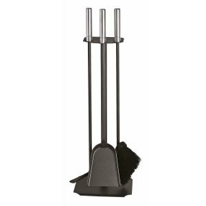 KAMINBESTECK 3-TLG., SCHWARZ