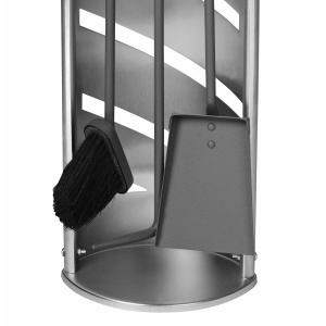 KAMINBESTECK, EDELSTAHLFARBIG