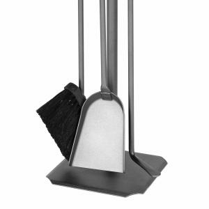 KAMINBESTECK 3-TLG., ANTHRAZIT