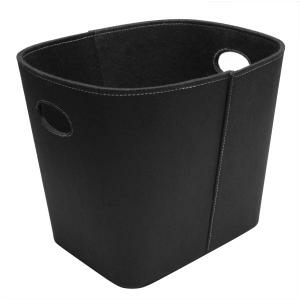 Filzkorb schwarz groß