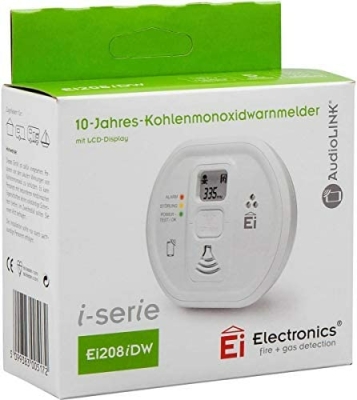 Ei208iDW Kohlenmonoxidwarner mit Display