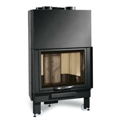La Nordica Monoblocco Ghisa 750 Ironker Piano Stahl Schwarz