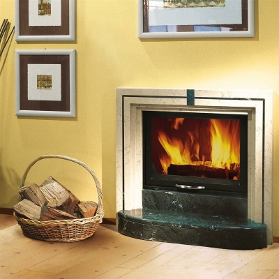 La Nordica Monoblocco Ghisa 750 Ironker Piano Stahl Schwarz