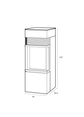 Dielle Maestrale Glass 8-12 kW