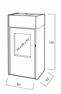 Ghibli Wood Fan Kaminofen