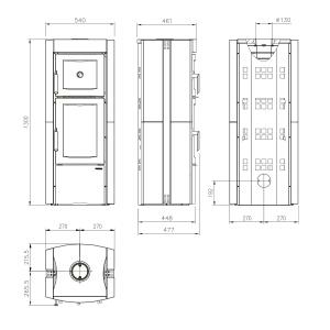 La Nordica Ester Forno Evo Kaminofen Vulcan