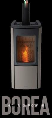 Dielle Borea Hybridofen B03 Stahl Beige-6 kW