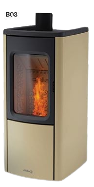 Dielle Borea Hybridofen B03 Stahl Beige-6 kW