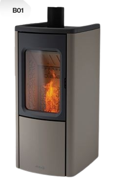 Dielle Borea Hybridofen B03 Stahl Beige-6 kW