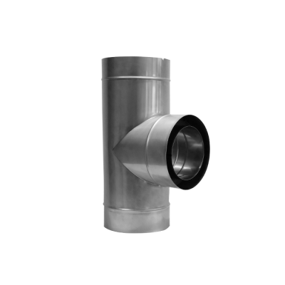 Feuerungsanschluss 90° für Festbrennstoff