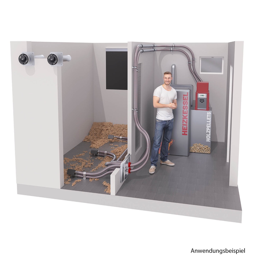 Pelletsauger VACUPELLET – externes Saugsystem