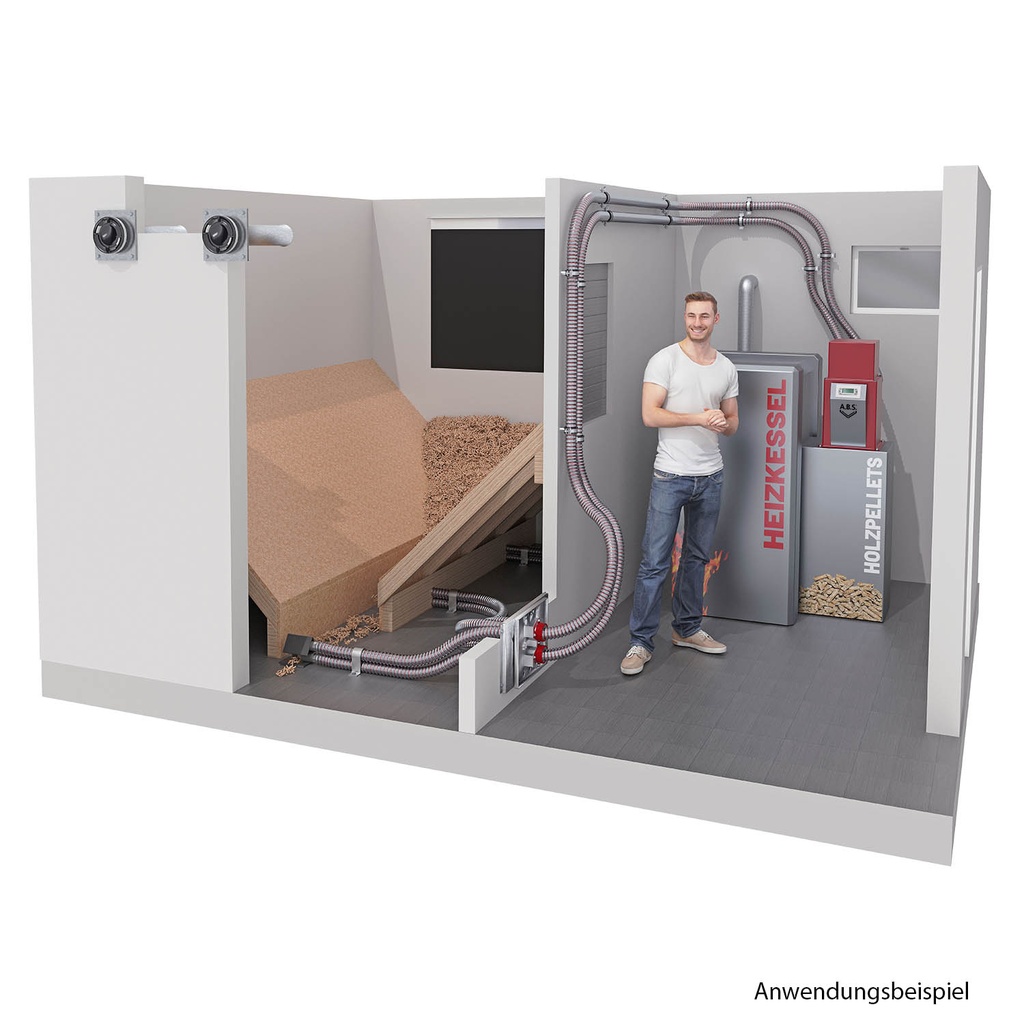 Pelletsauger VACUPELLET – externes Saugsystem