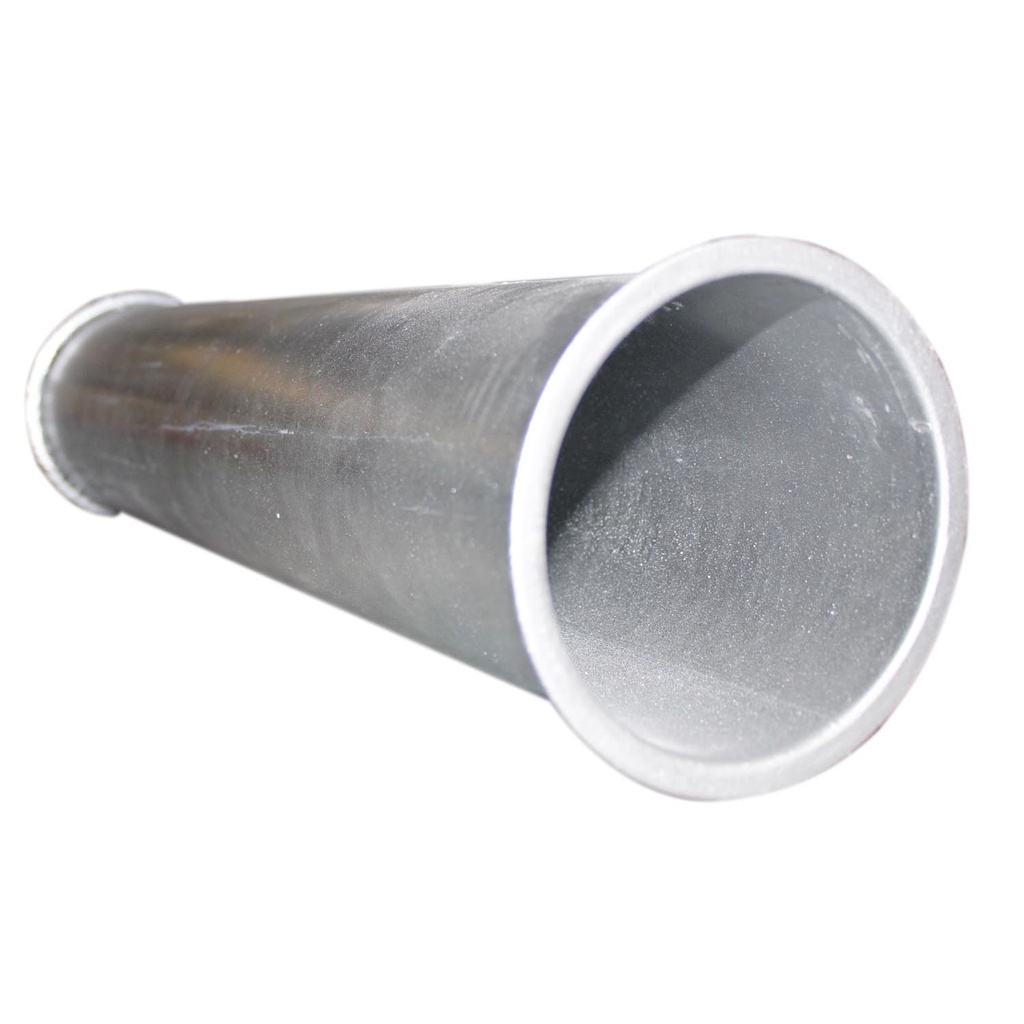 Pellet-Füllrohr DN 100 mit Bördelrand