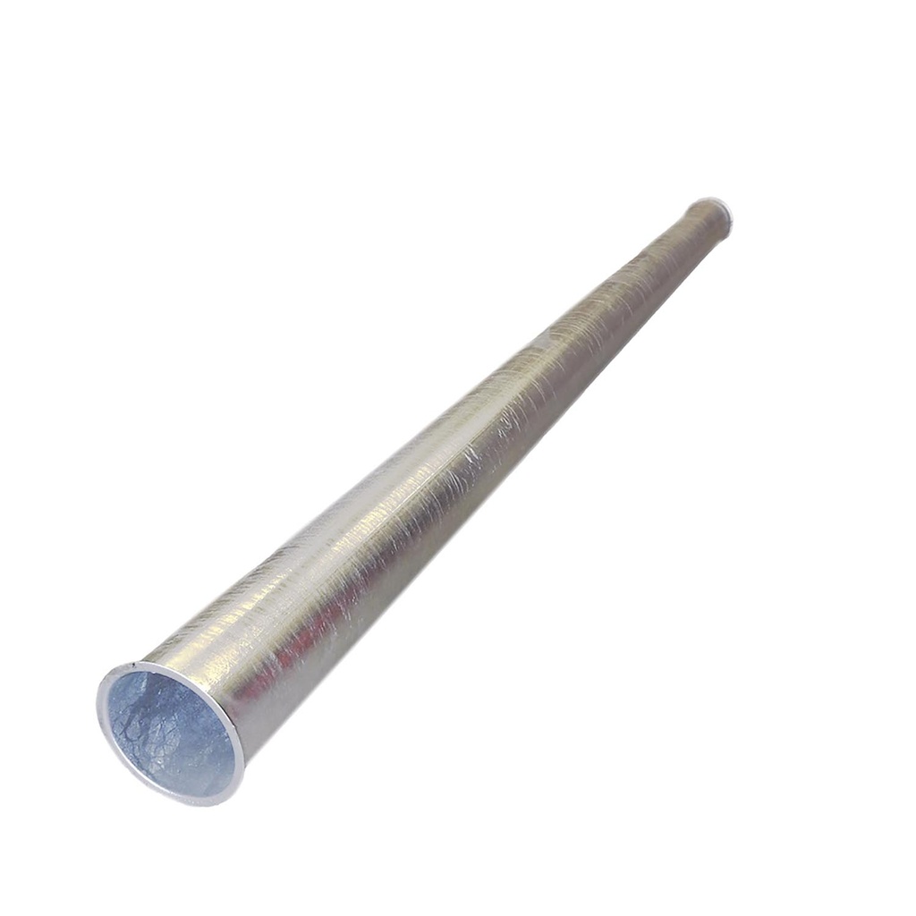 Pellet-Füllrohr DN 100 mit Bördelrand